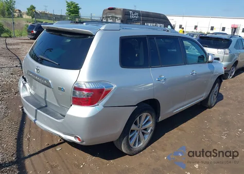 2009 Toyota Highlander Hybrid Limited из США, поврежденный, VIN JTEEW44A592026640